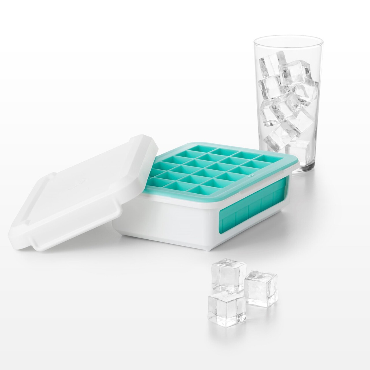 Set 2 forme pentru 48 cuburi de gheata, silicon, "Good Grips" - OXO - imagine 9