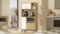 Dulap multifunctional, Locelso, RE3-SW, Stejar / Alb