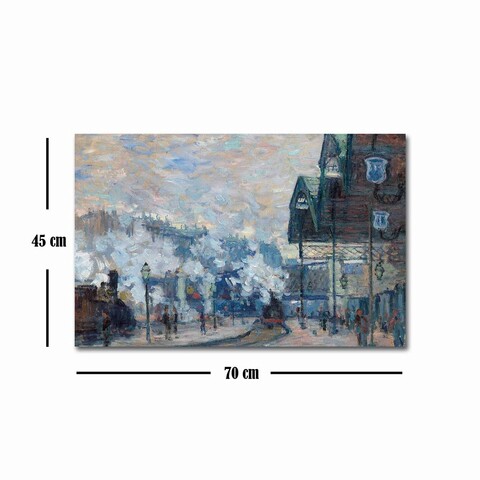Tablou decorativ, FAMOUSART-033, Canvas, Dimensiune: 45 x 70 cm, Multicolor