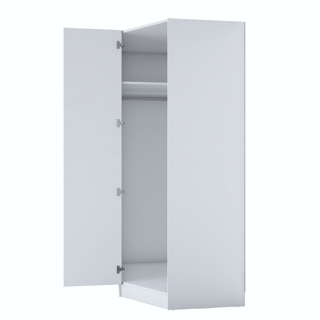 Dulap pentru haine, Hanah Home, BA205, 91x210x57.5 cm, PAL melaminat, Alb - view 10