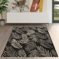 Covor Cordoba, Decorino, 80x150 cm, polipropilena, negru/gri