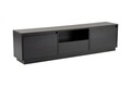 Comoda TV, Nordure, Vanguard, 160x42x29 cm, PAL, Negru