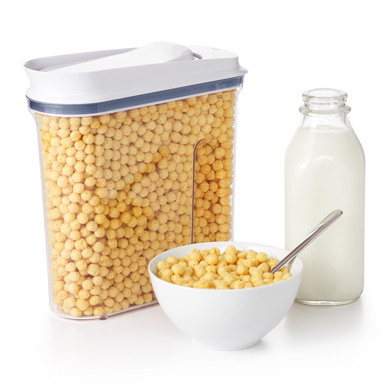 Recipient pentru cereale, plastic, 11 x 26 x 27 cm, 3,2L, "POP" - OXO - imagine 13