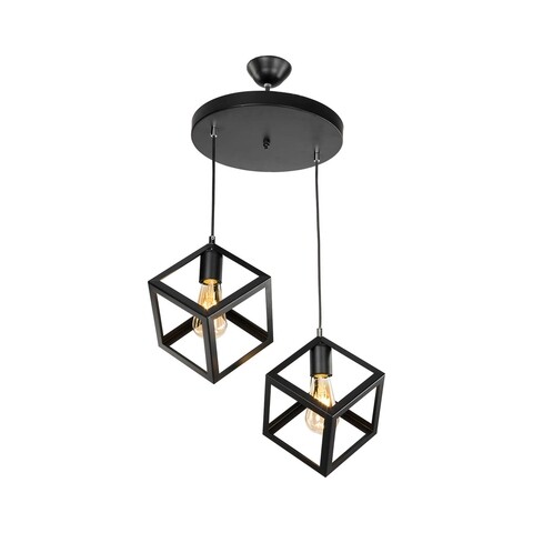 Lustra Siyah, MDL.3789, Squid Lighting, 30x82x45 cm, 20W, negru Iluminat