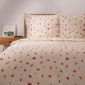 Lenjerie de pat King Size, Sharon, Homla, 3 piese, 200x220 cm, bumbac, multicolor