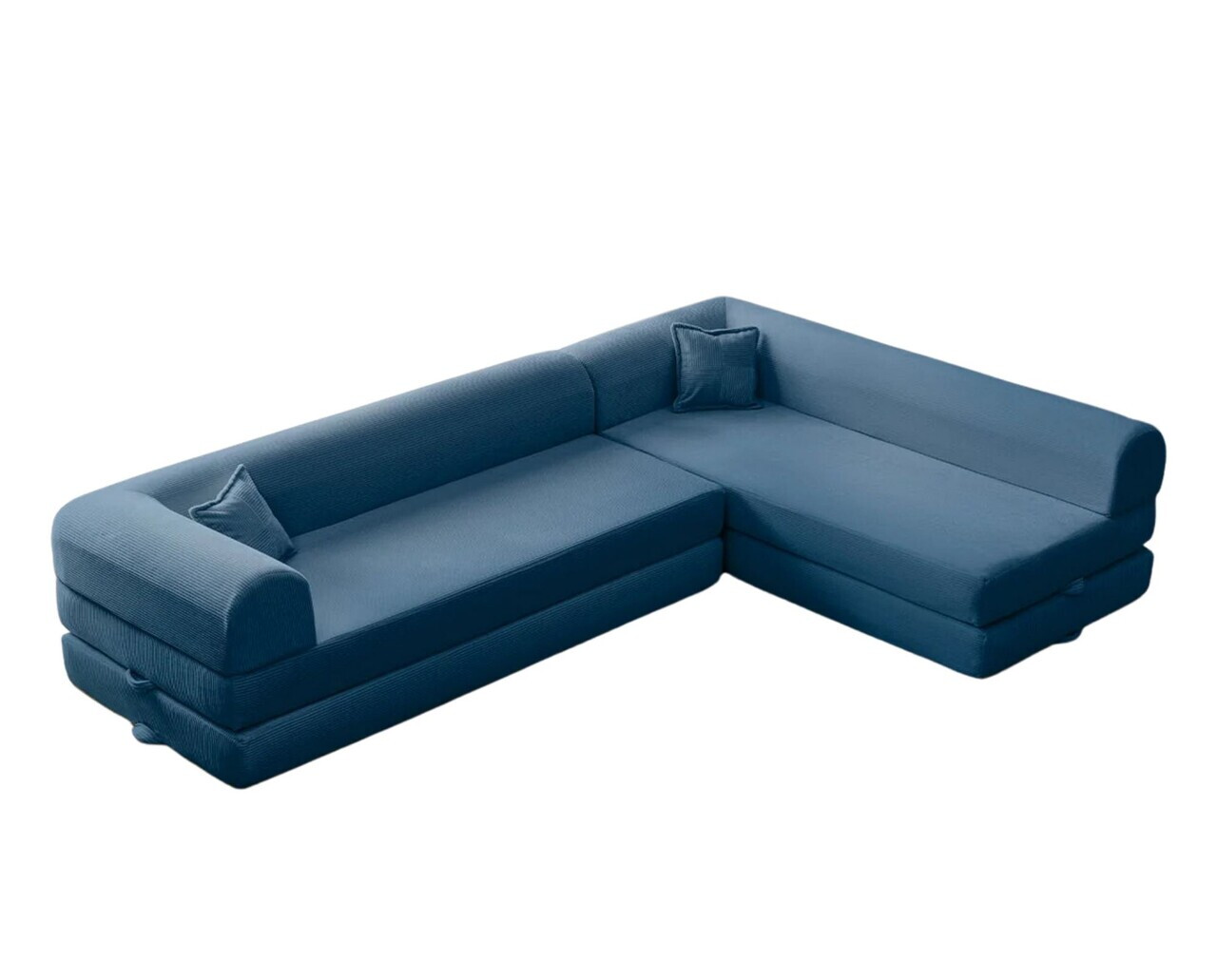 Coltar, Atelier del Sofa, 118FVL1502, Tesatura plus reiata, Albastru - view 5