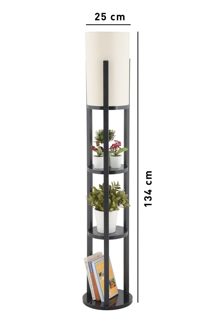 Lampadar, L'essentiel Maison, 390FLH2282, Negru - view 4