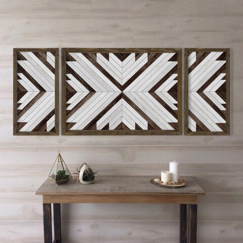 Set 3 tablouri decorative, tah037, mdf, imprimat uv, multicolor