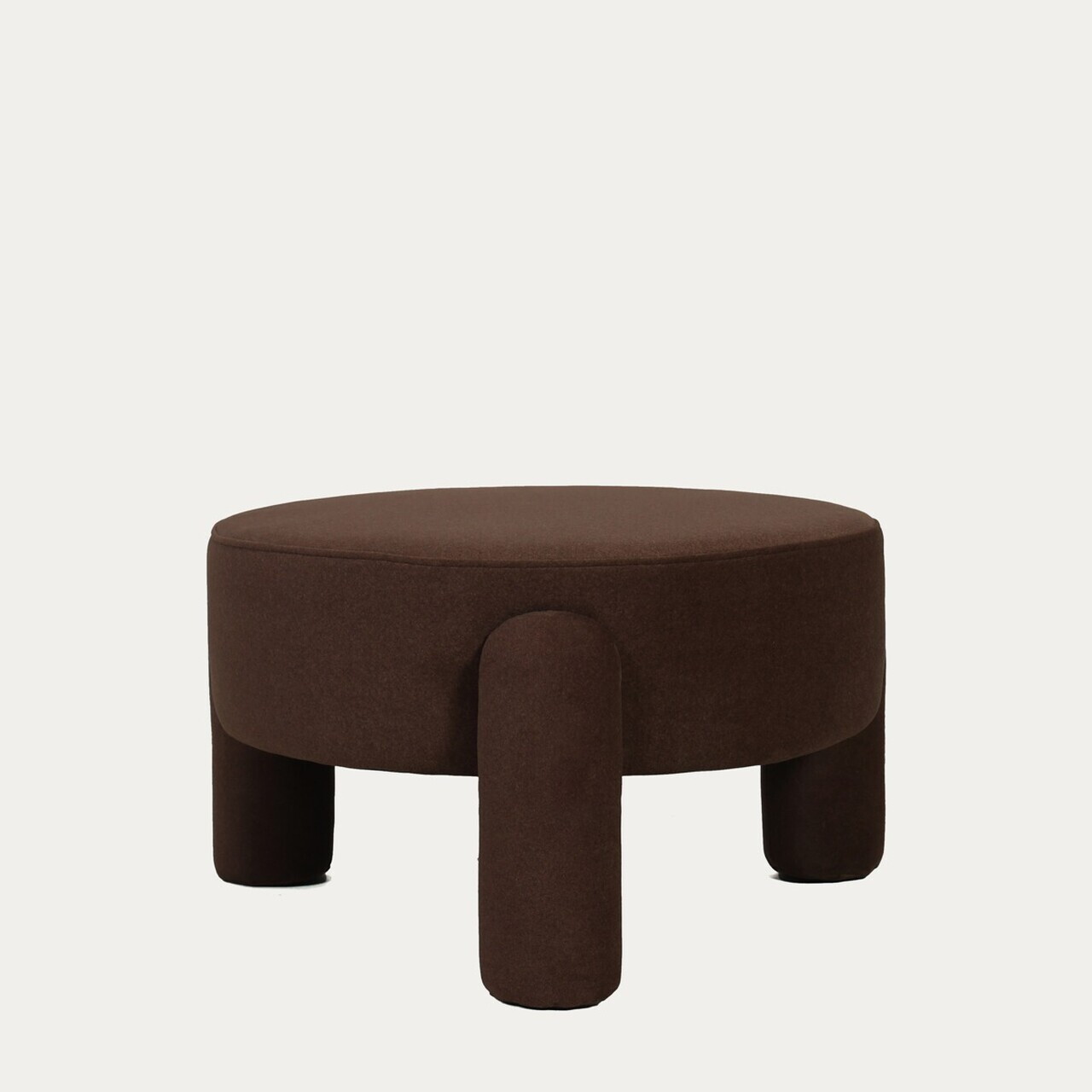 Taburet Ollera, Homla, 65x36 cm, MDF/poliester, maro inchis - view 3
