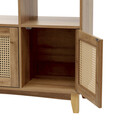 Comoda Notto, Homla, 110x35x72 cm, MDF/ratan, natur