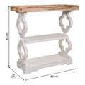Consola Creaciones Meng, 80x36x83 cm, lemn de brad/MDF