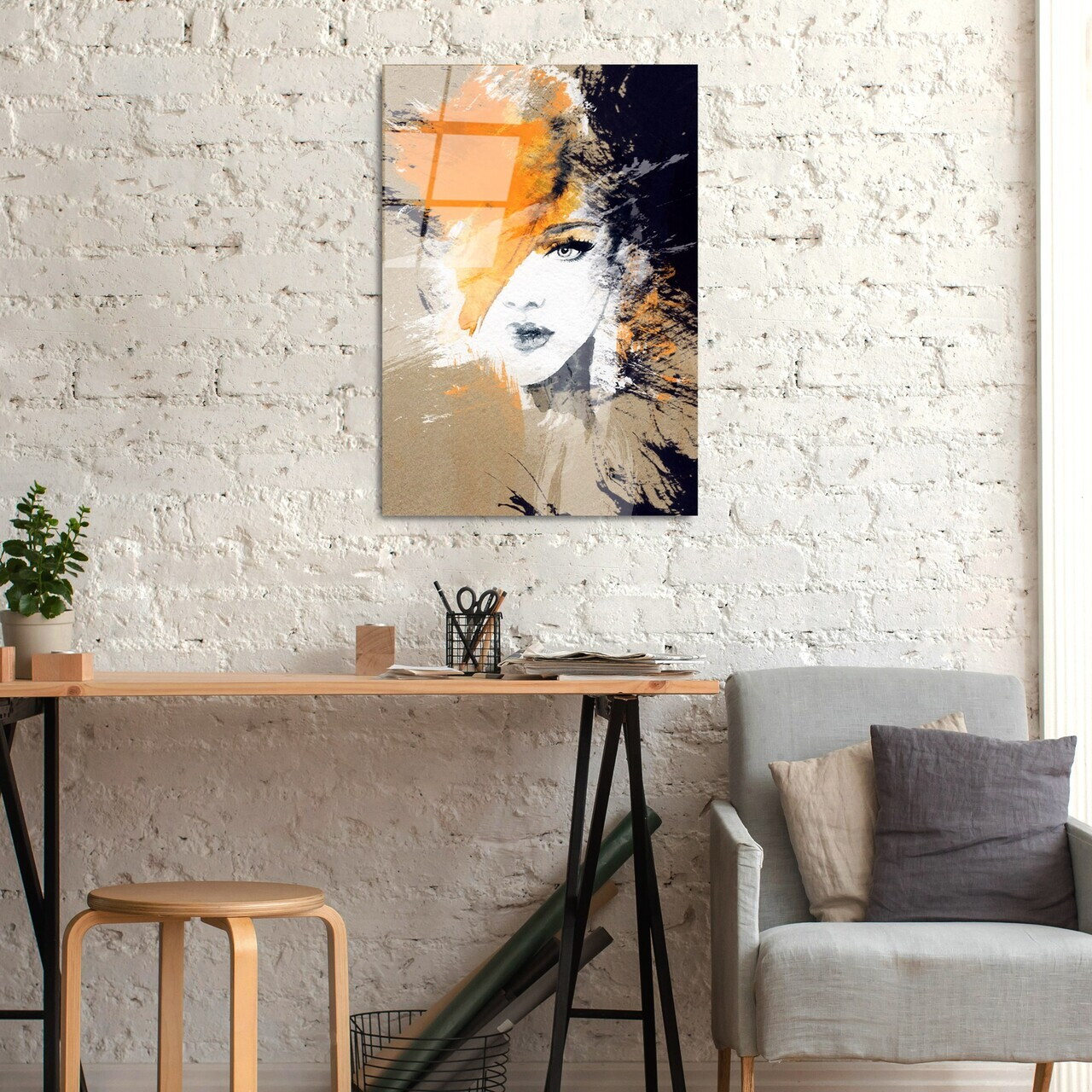 Tablou decorativ, UV-293 50 x 70, 50 x 70 cm, Multicolor — imaginea 3