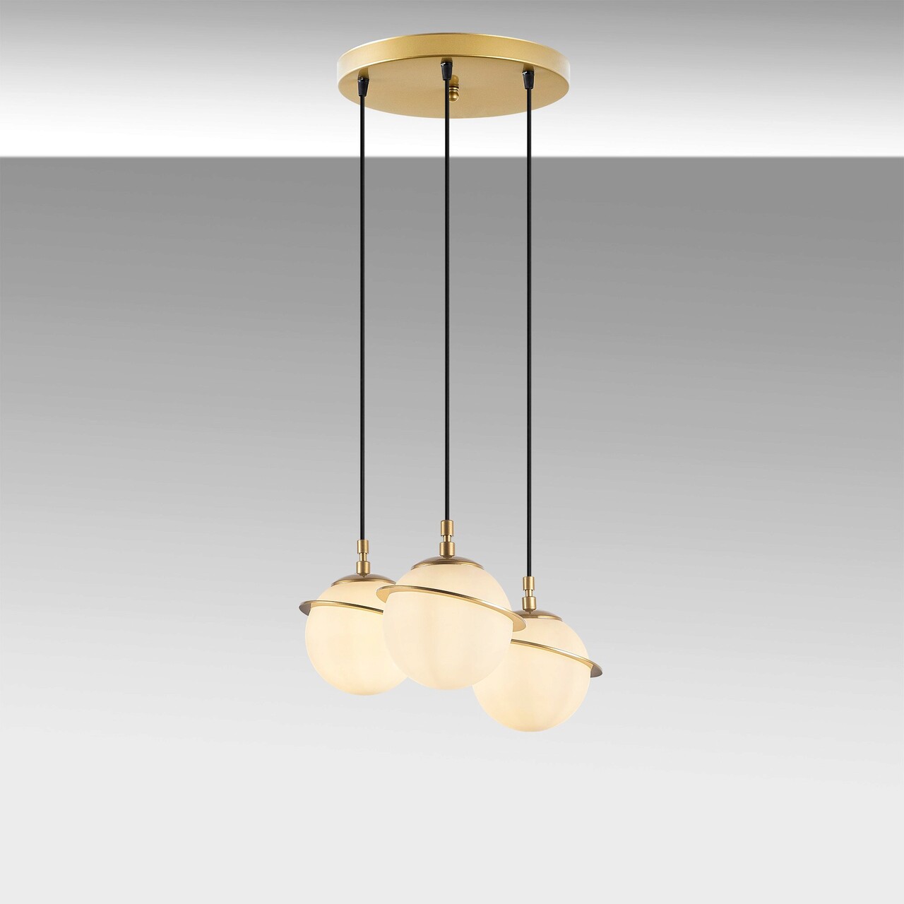 Lustra, Fulgor, 942FLG1648, Metal, Auriu - 3 | YEO