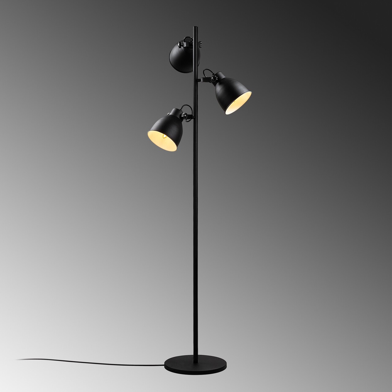 Lampadar, L'essentiel Maison, 521SHN2256, Negru - view 5
