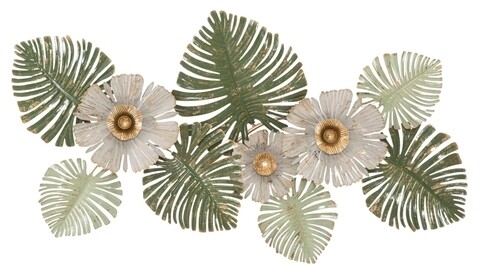 Decoratiune de perete 3D Exotic, Mauro Ferretti, 91x6x48.5 cm, fier