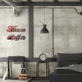 Decoratiune de perete Welcome, Creaciones Meng, 59x20 cm, metal