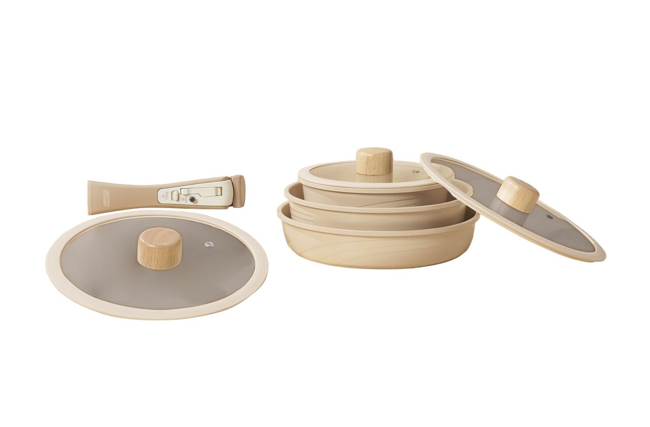 Set vase pentru gatit, Hermia, 343HNG1101, Baza de indicție, Crem - view 8