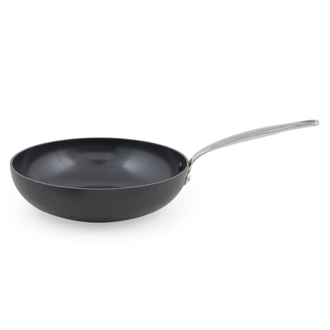 Tigaie wok, greenpan, barcelona, 28 cm Ø, 3.7 l, aluminiu intarit/inox