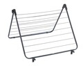 Uscator rufe pliabil Champion, Wenko, 65x7x62-114 cm, metal/polietilena, negru