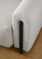 Canapea extensibila 3 locuri, ELTAP, SO-ARC-BL-03JAF, Arcadova, 244x97x97 cm, lemn/poliester, gri/negru