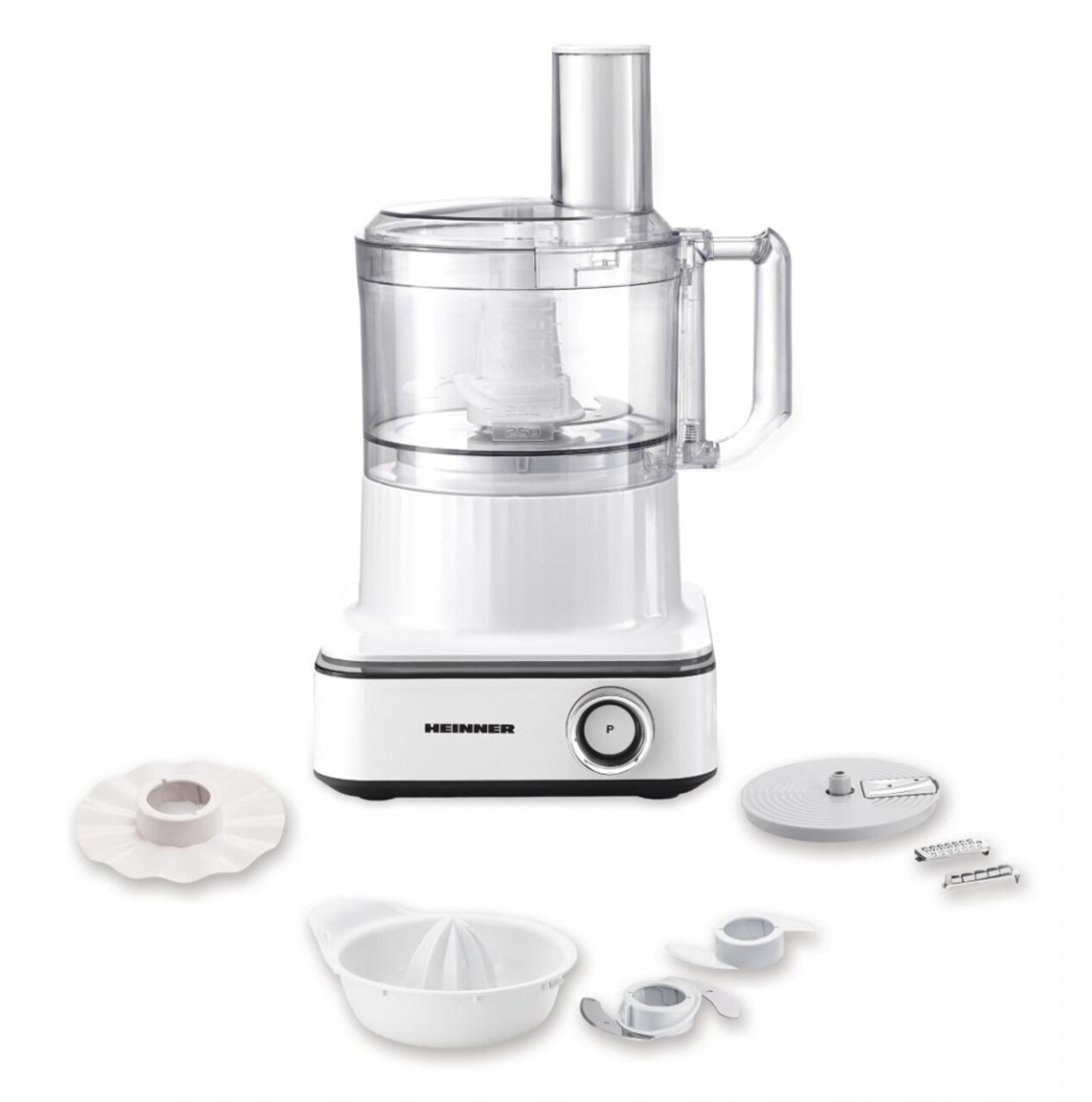 Robot de bucatarie Finegourmet, Heinner, 1000W, 2.3L, alb - 2 | YEO