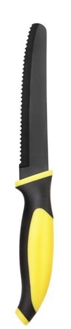 Cutit pentru rosii summer, ambition, 11 cm, otel carbon, galben