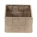 Organizator dulap, Compactor, Tex Medium, 18 x 12 x 7 cm, textil, maro