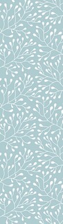 Traversa de masa RNNR-002, Kitchen Love, 40x140 cm, poliester, albastru