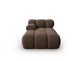 Sezlong living stanga 1 loc, Bellis-51, Micadoni Home, 155x94x70 cm, catifea, maro inchis