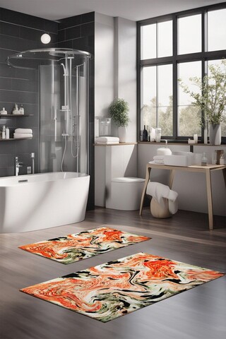 Set covorase de baie, Cartwright, CT-5042, Poliester, Multicolor