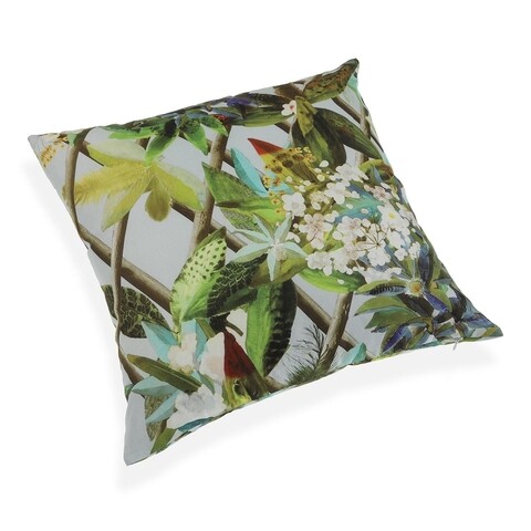 Perna decorativa Folhas, Versa, 45 x 45 cm, poliester cm