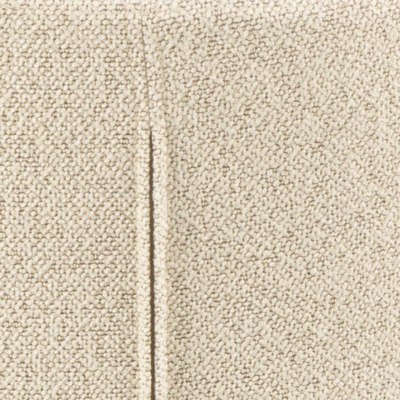 Scaun Batilda -A1 Zip, Actona, 47x53x82.5 cm, tesatura Boucle/lemn de stejar, crem