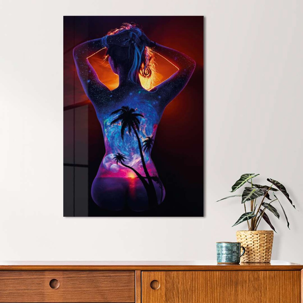 Tablou decorativ Hhlzvh012 30 x 40 cm Multicolor