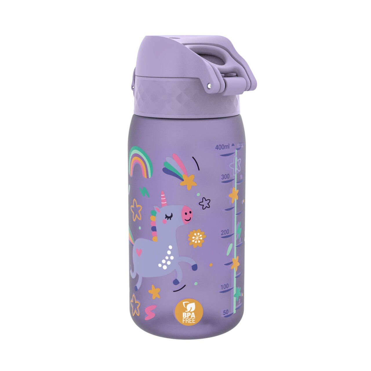 Sticla apa pentru copii, recyclon, 350ml, Periwinkle, Unicorns - Ion8 - view 3