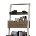 Corp biblioteca, Comforty, Low, 59x120x35 cm, Maro inchis