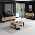 Comoda TV, Bexley, Luxe, Pin Atlantic / Negru