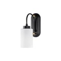 Aplica de perete, Fulgor, 942FLG2202, Metal, Alb/Negru