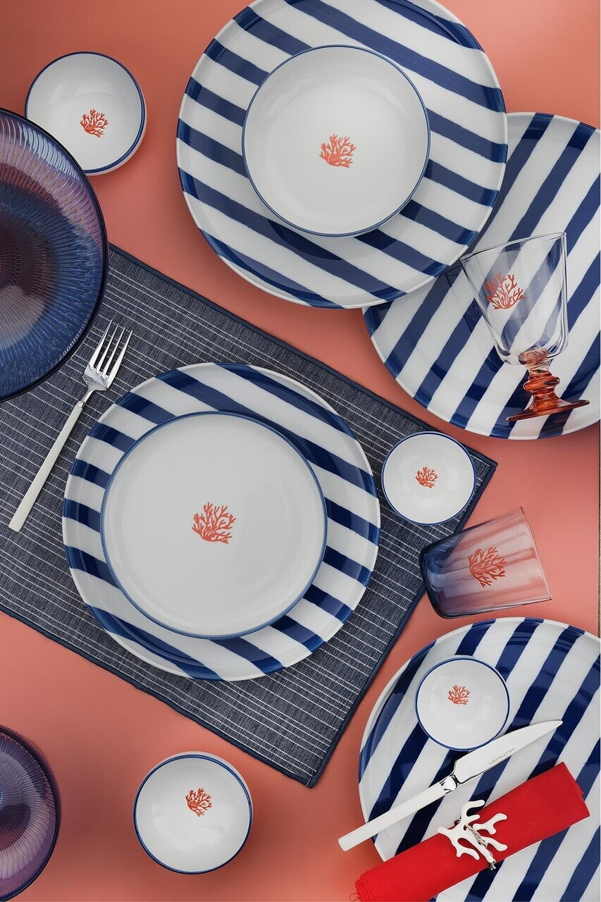 Set platouri servire, Hermia, 710KTP3645, Portelan, Multicolor — imaginea 2