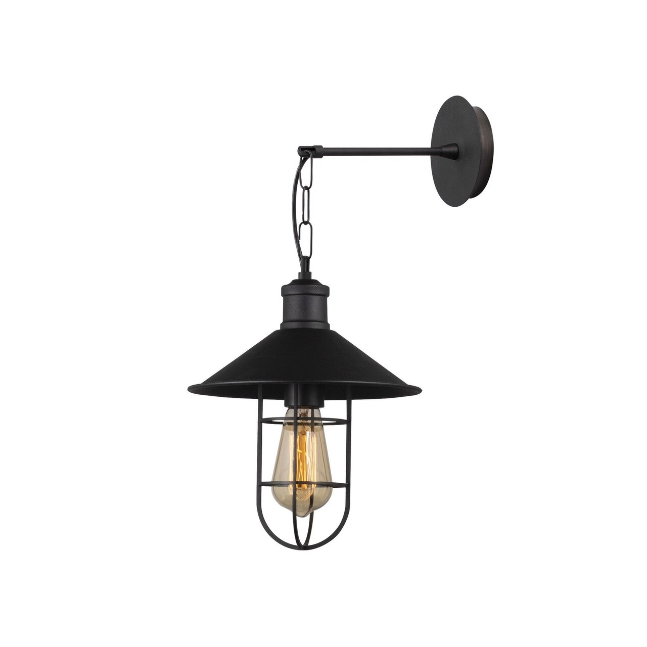 Aplica de perete, Alby, 527ABY3144, Metal, Negru - 2 | YEO