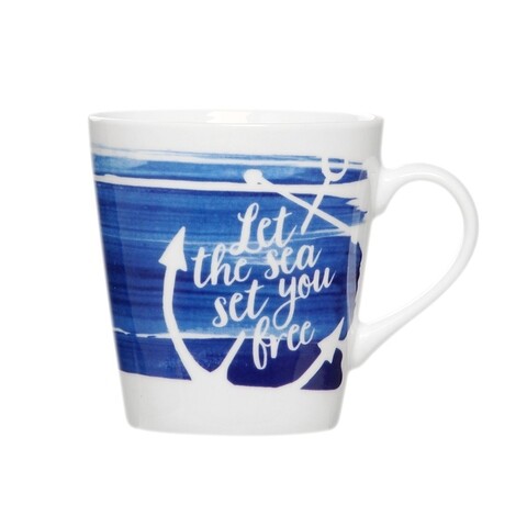 Cana let the sea, ambition, portelan, 330 ml, multicolor