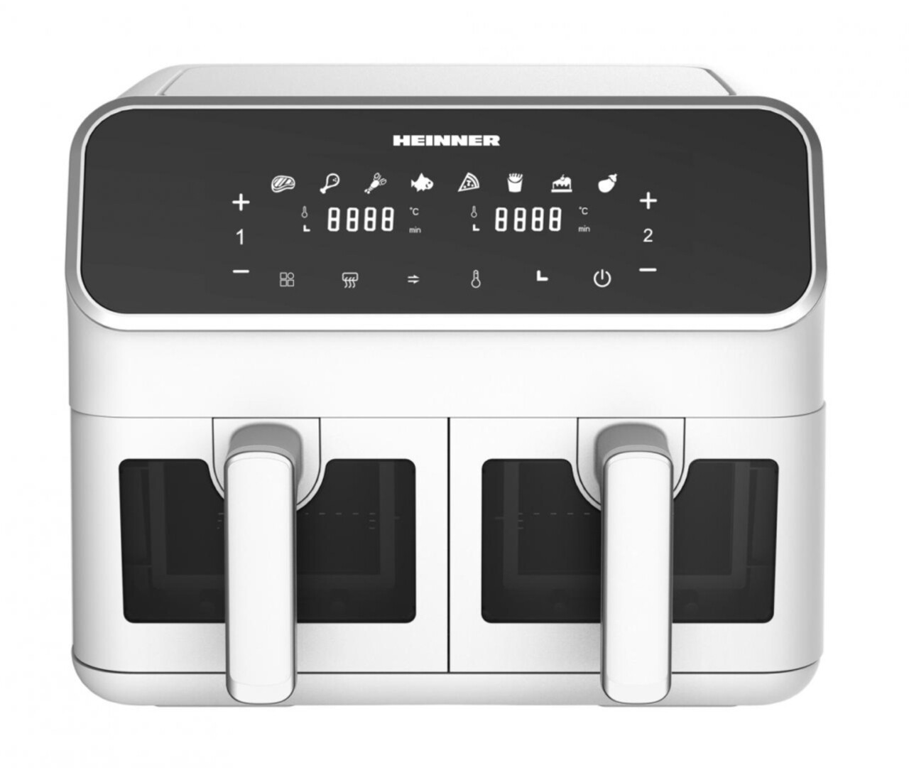 Friteuza dubla Dualfry Supreme, Heinner, 1700W, 8L, alb - view 3