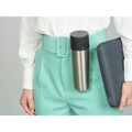 Sticla termos, Brabantia, Make&Take, 10x7.1x22.6 cm, 500ml, otel, gri inchis