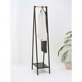 Suport pentru haine, Brabantia, Linn, 47.6x34x170 cm, otel, negru