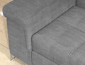 Coltar extensibil stanga 4 locuri ELTAP, LT-03MAN, Eridano, 275x202x88 cm, lemn/poliester, gri deschis
