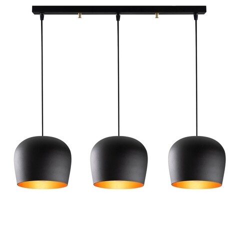 Lustra Berceste N-1410, Noor, 74 x 110 cm, 3 x E27, 100W, negru Iluminat
