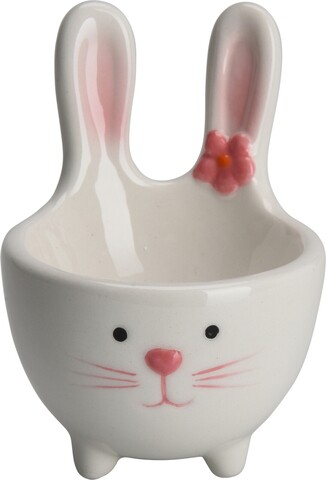 Suport pentru ou Rabbit, 7×6.2×8.5 cm, dolomita, alb Excellent Houseware imagine 2022 by aka-home.ro