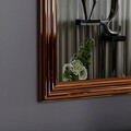 Set 3 oglinzi decorative, Siam, Otto, MDF , Bronz