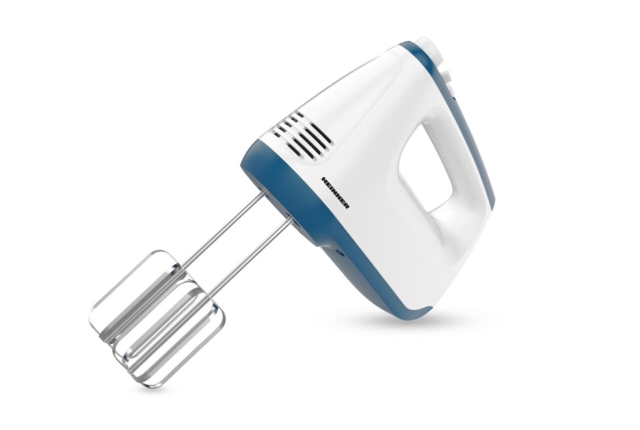 Mixer de mana Heinner, 400W, alb/albastru — imaginea 3