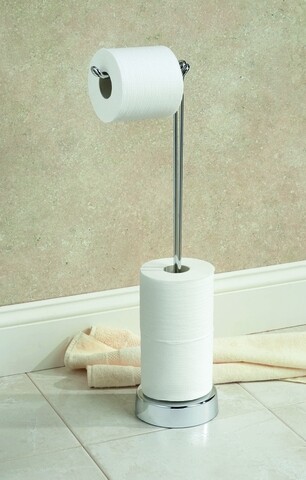 Suport pentru hartie igienica classico plus, idesign, Ø23x61.5 cm, otel