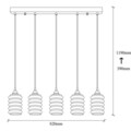 Candelabru, Opviq, Smoked - 024, E27, 60 W, metal/sticla